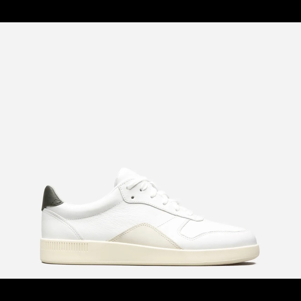Everlane The Court Sneaker White/Forest (8)